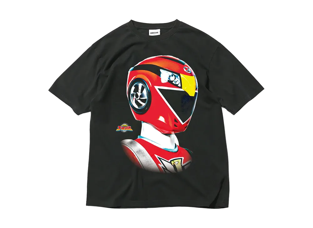 スーパー戦隊 x HOMEGAME \ 2008 ゴーオンレッド TEE "BLACK"