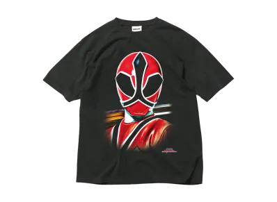 スーパー戦隊 x HOMEGAME \ 2009 シンケンレッド TEE "BLACK"