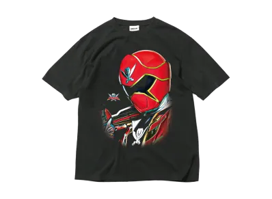 スーパー戦隊 x HOMEGAME \ 2011 ゴーカイレッド TEE "BLACK"