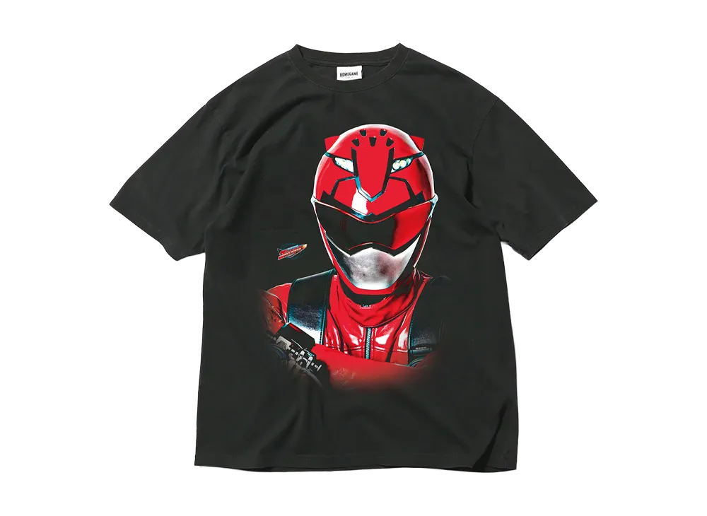 スーパー戦隊 x HOMEGAME \ 2012 レッドバスター TEE "BLACK"