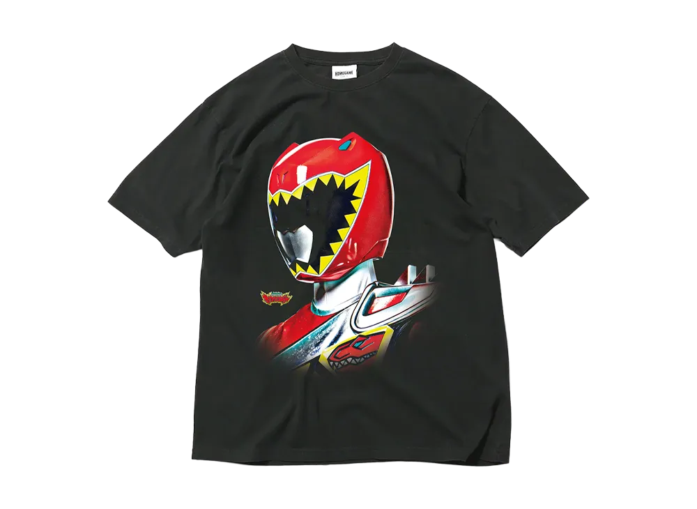 スーパー戦隊 x HOMEGAME \ 2013 キョウリュウレッド TEE "BLACK"