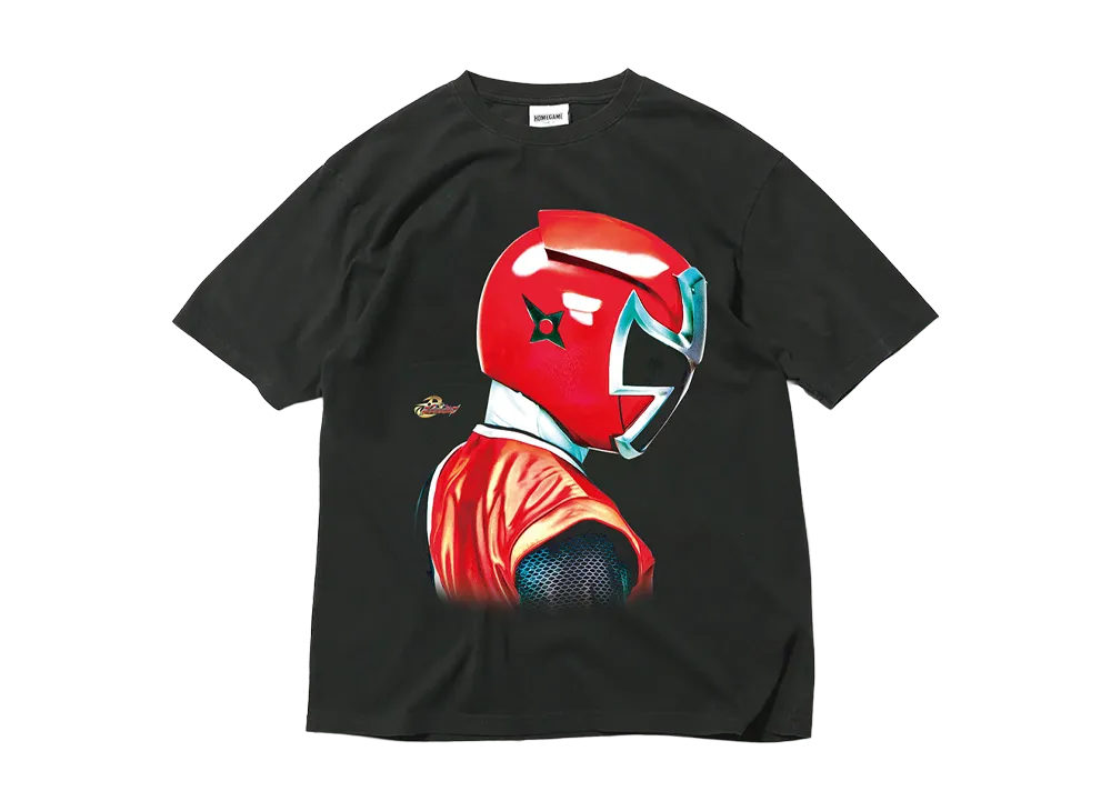 スーパー戦隊 x HOMEGAME \ 2015 アカニンジャー TEE "BLACK"