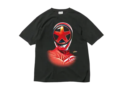 スーパー戦隊 x HOMEGAME \ 2024 ブンレッド TEE "BLACK"