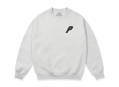 PALACE P3 Chain Puff Crew "Grey Marl"