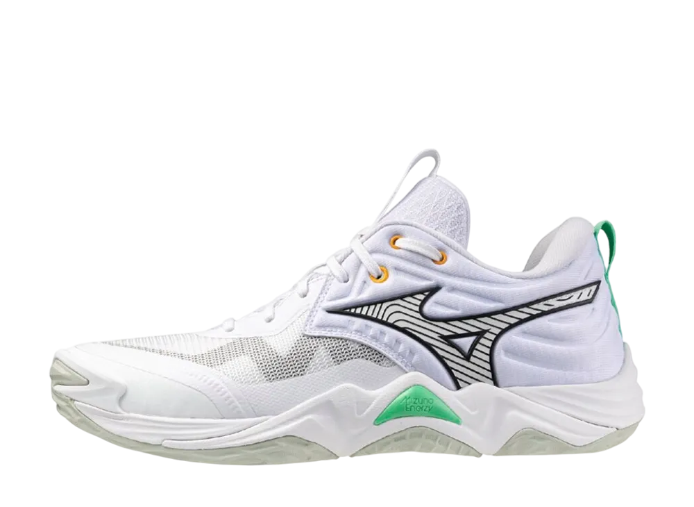 Mizuno Wave Momentum Elite "White/Black/Green"