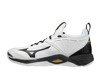 Mizuno Wave Momentum 2 "White/Black/Gold"