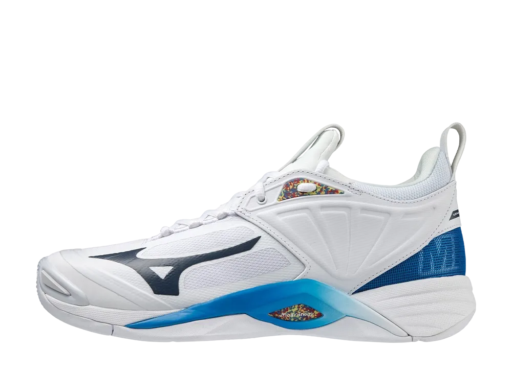 Mizuno Wave Momentum 2 "White/Blue"