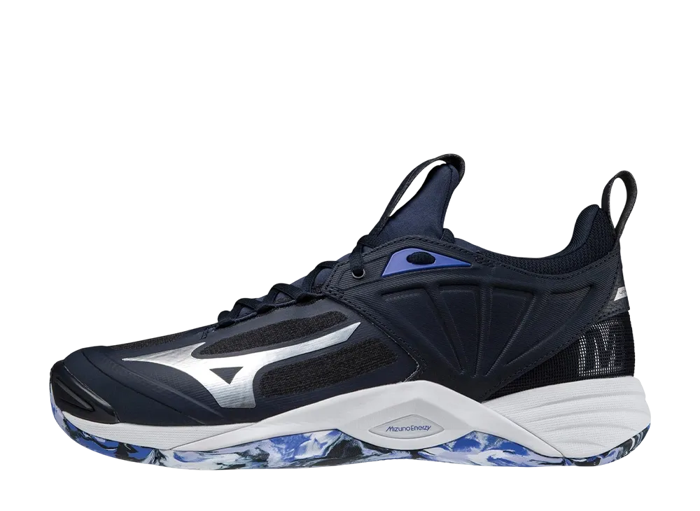 Mizuno Wave Momentum 2 "Navy/Silver/Purple"