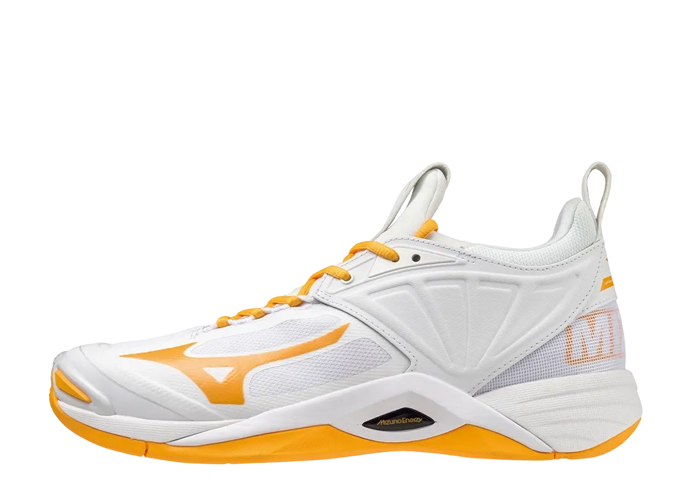 ミズノ ウエーブモーメンタム2 "ホワイト/オレンジ"