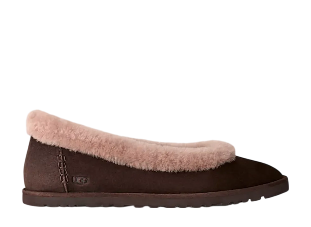 UGG Women's Zora Ballet Flat "Dusted Cocoa"