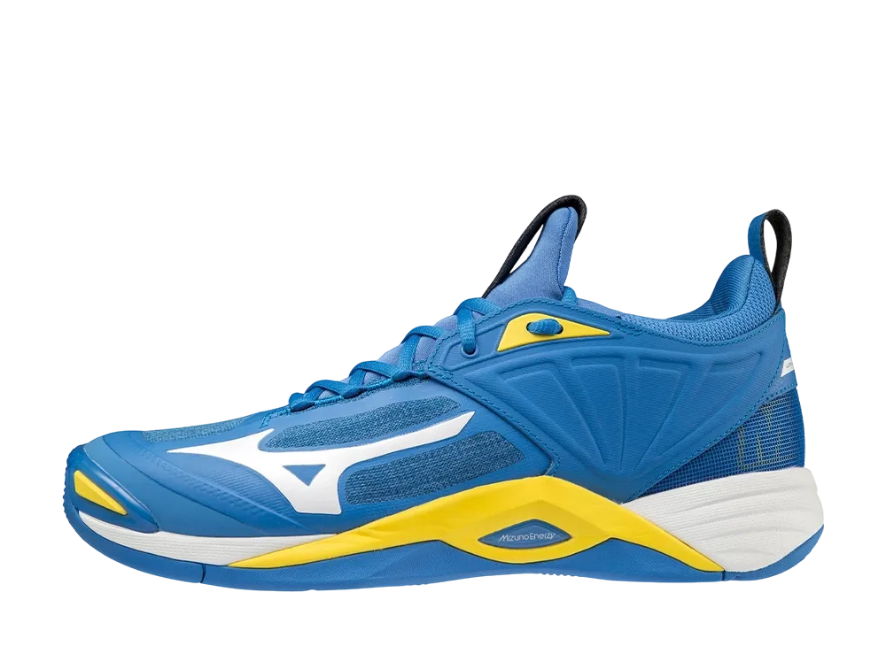 Mizuno Wave Momentum 2 "Blue/White/Yellow"
