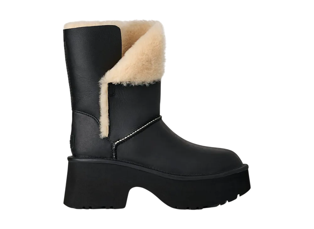 UGG Women's Esmee Leather Boot "Black"