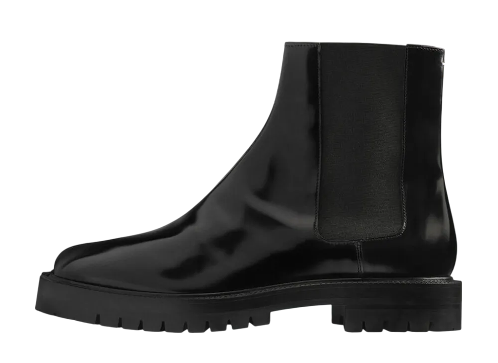 メゾンマルジェラ タビ チェルシーブーツ "ブラック"