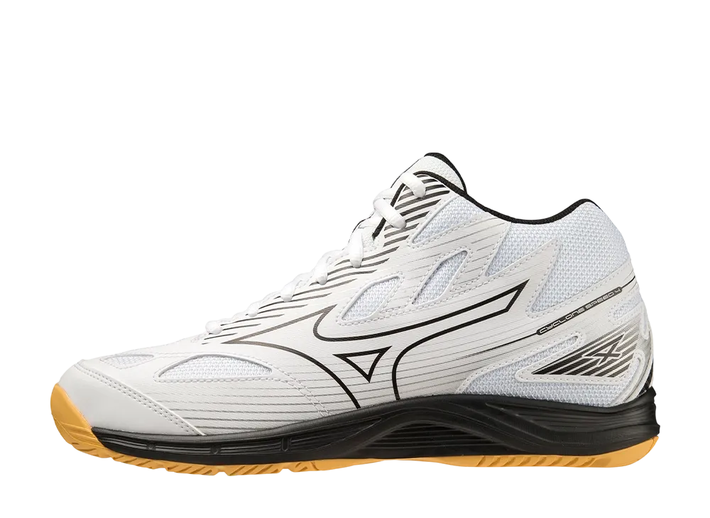 Mizuno Cyclone Speed 4 Mid "White/Black/Silver"