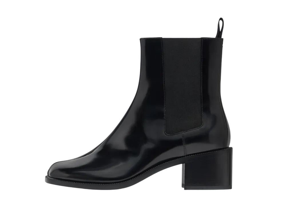 メゾンマルジェラ ウィメンズ タビ シティ チェルシー "ブラック"