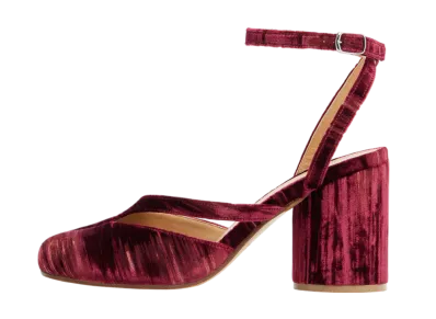 Maison Margiela Women's Tabi Monster Pump "Cordovan Red"