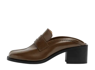 Maison Margiela Women's Tabi City Loafer Mules "Wood"