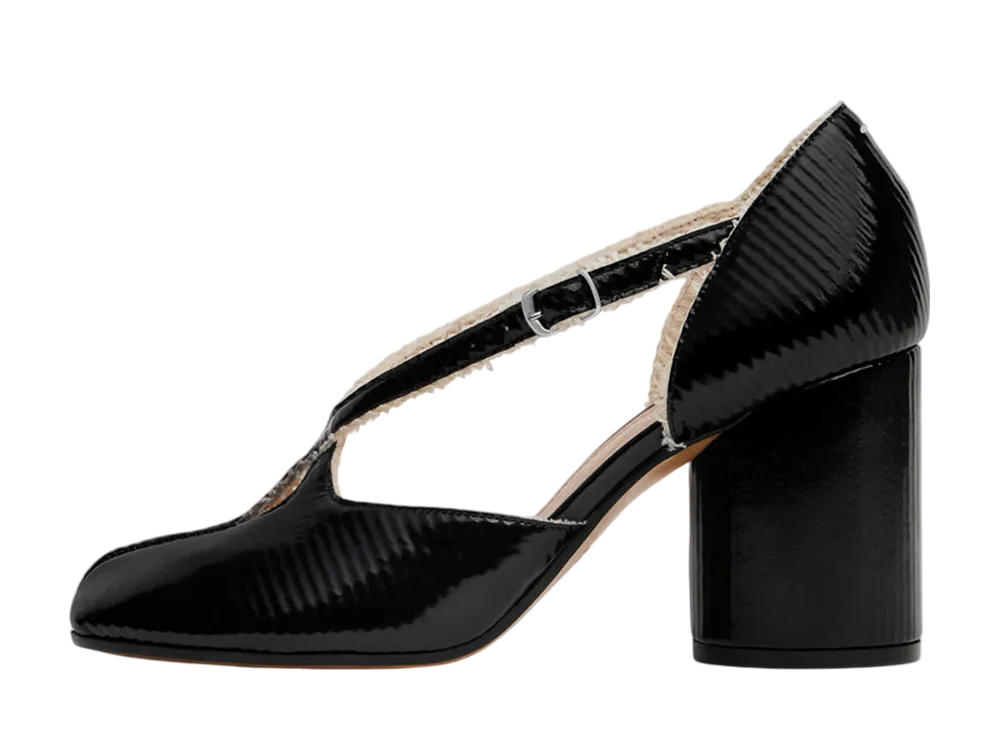 メゾンマルジェラ ウィメンズ タビ デコルテ "ブラック"