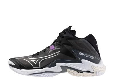 ミズノ ウエーブライトニング Z8 ミッド "ブラック/シルバー"