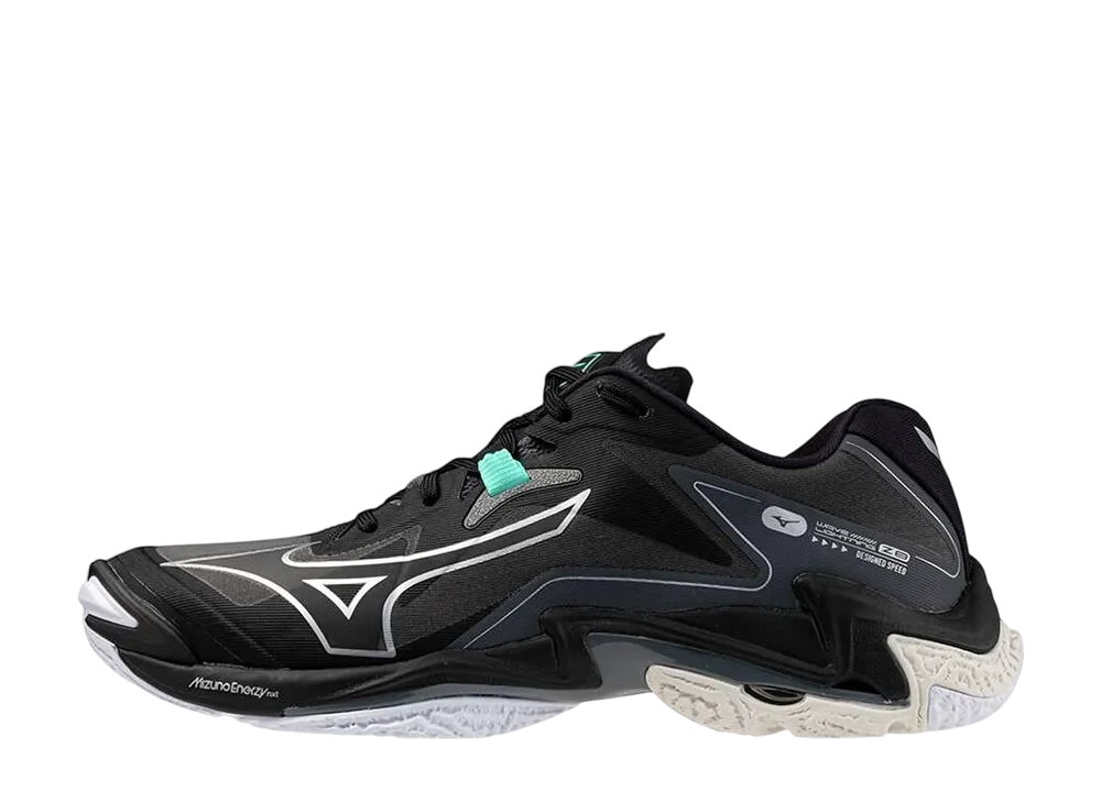 ミズノ ウエーブライトニング Z8 ワイド "ブラック/シルバー/グリーン"