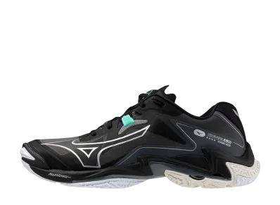 ミズノ ウエーブライトニング Z8 ワイド "ブラック/シルバー/グリーン"