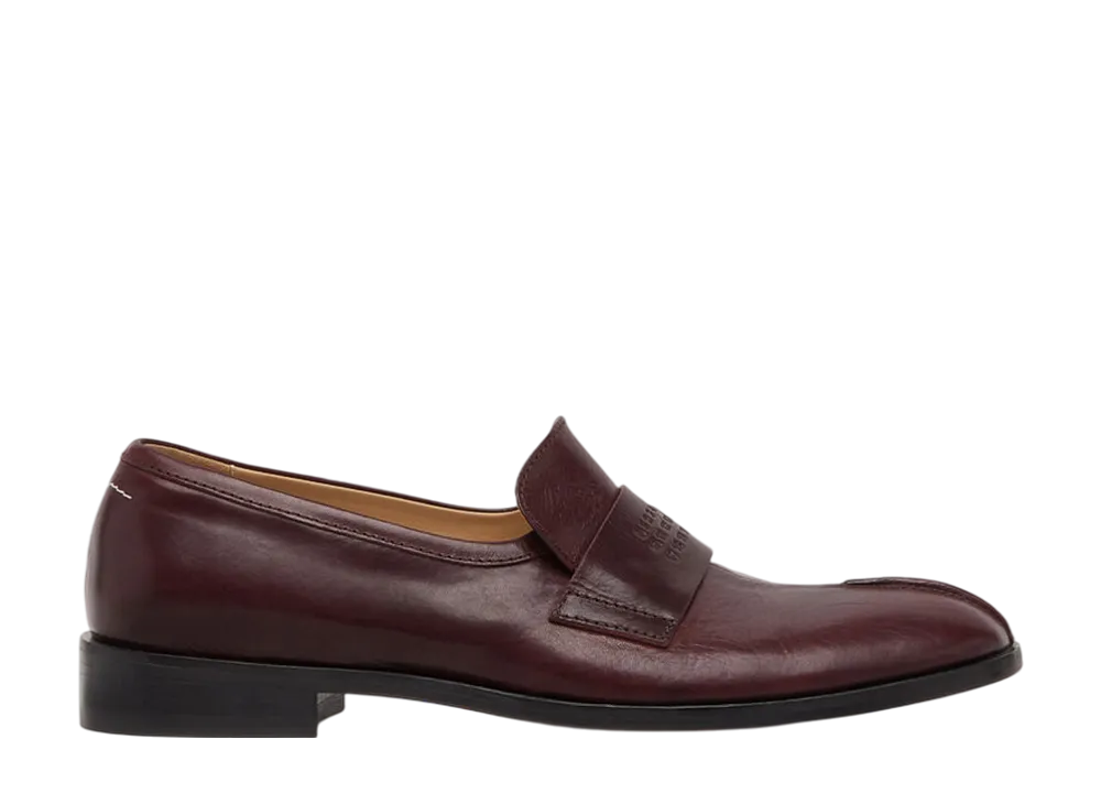 MM6メゾンマルジェラ ニュークラシックステッチ モカシン "ブラウン"