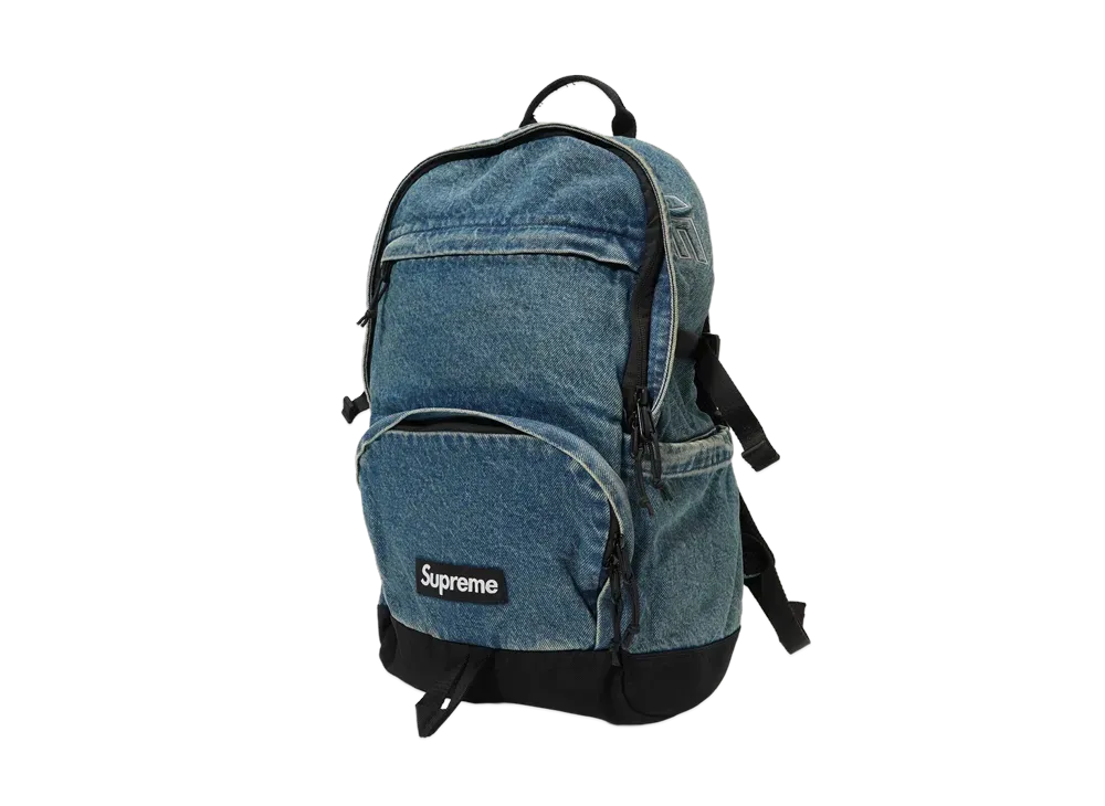 Supreme Denim Backpack "Washed Indigo"