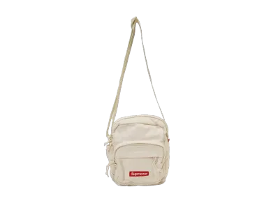 Supreme Denim Shoulder Bag "White"
