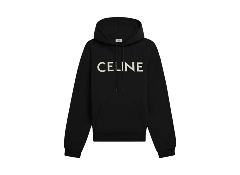 セリーヌ ルーズスウェットシャツ / コットン "ブラック"