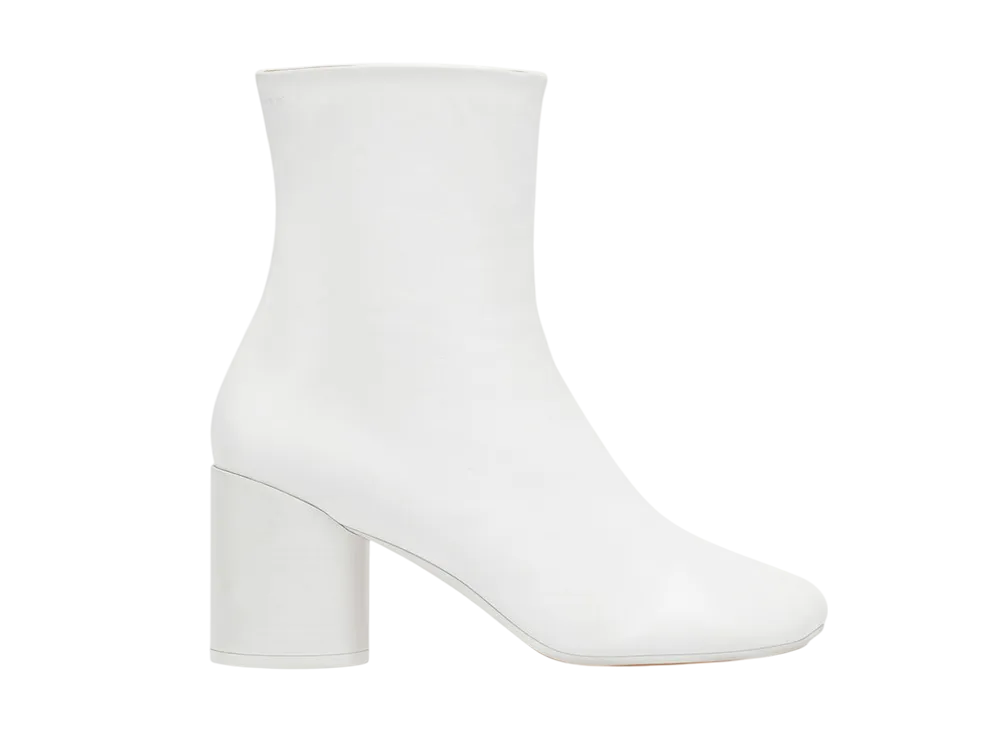 MM6 Maison Margiela Women's Anatomic Ankle Boots "White"