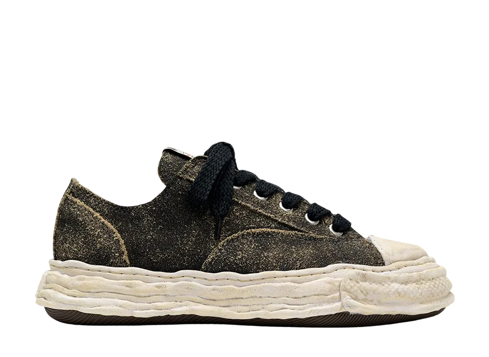 Maison MIHARA YASUHIRO PETERSON23 OG Sole Vintage Suede Low-top Sneaker "Black"
