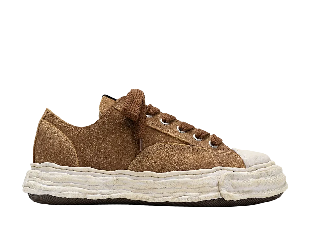 メゾンミハラヤスヒロ ピーターソン23 オリジナルソールヴィンテージスエードローカットスニーカー "ブラウン" (A15FW724)