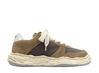 Maison MIHARA YASUHIRO WAYNE OG Sole Mix Material Low-top Sneaker "Gray"
