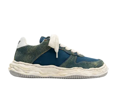 Maison MIHARA YASUHIRO WAYNE OG Sole Mix Material Low-top Sneaker "Blue"
