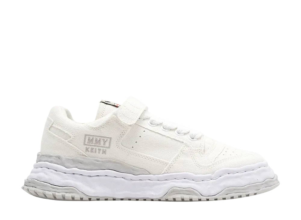 メゾンミハラヤスヒロ キース オリジナルソールキャンバスローカットスニーカー "ホワイト" (A15FW740)