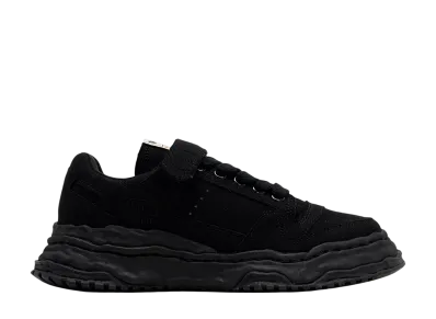 Maison MIHARA YASUHIRO KEITH OG Sole Canvas Low-top Sneaker "Black/Black"