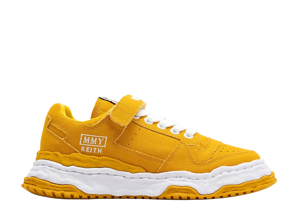 Maison MIHARA YASUHIRO KEITH OG Sole Canvas Low-top Sneaker "Yellow"
