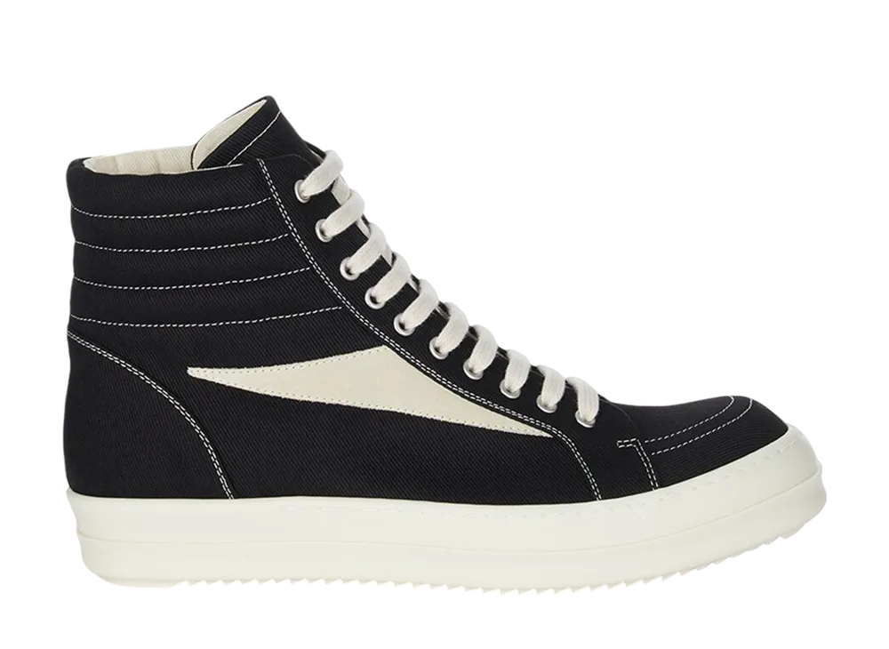 Rick Owens DRKSHDW FW24 Porterville Vintage High "Black/Milk/Milk"