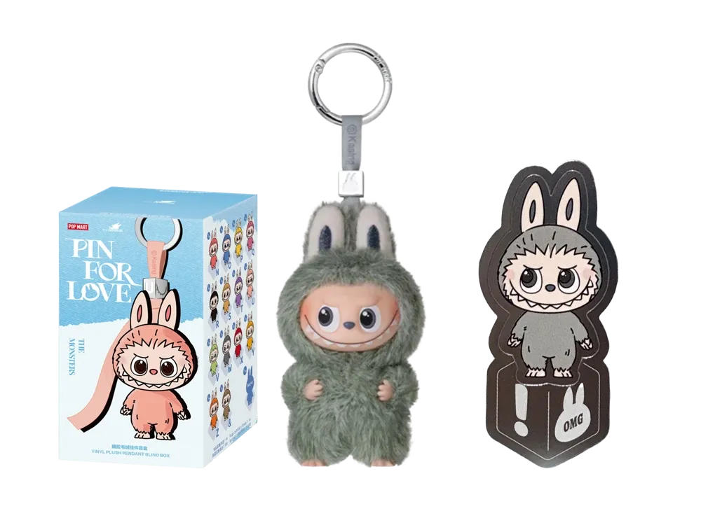 ラブブ ぬいぐるみペンダント(N-Z) POPMART/ポップマート】Labubu ラブブ THE MONSTERS PIN FOR