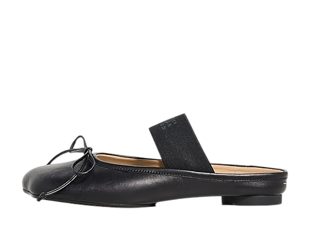 MM6 Maison Margiela Women's Anatomic Numeric Ballet Mules "Black"