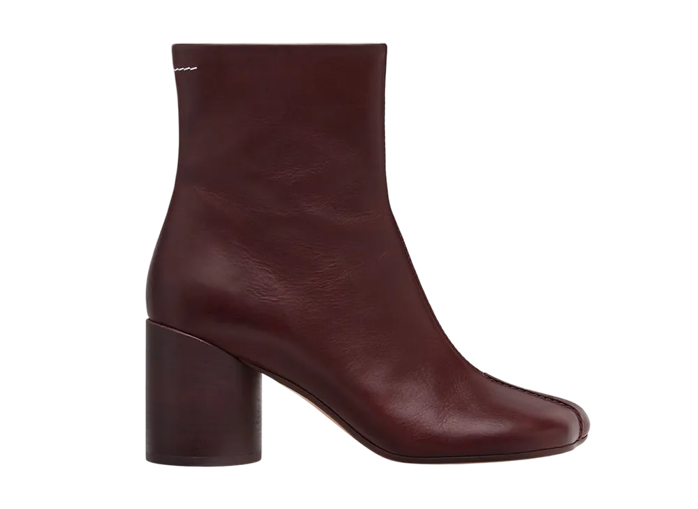 MM6 メゾンマルジェラ ウィメンズ アナトミックアンクルブーツ "ブラウン"