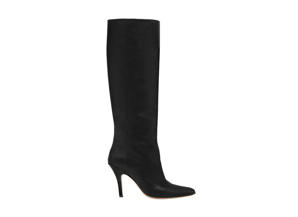 MM6 Maison Margiela Women's Architype Knee High Boots "Black"