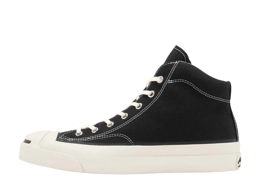 Converse Jack Purcell Canvas Mid "Black"