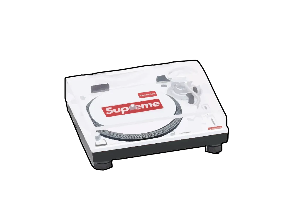 Supreme Bandai Gashapon Machine / Technics SL-1200MK7 Turntable "White"