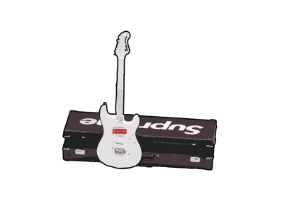 Supreme Bandai Gashapon Machine / Fender Stratocaster "White"