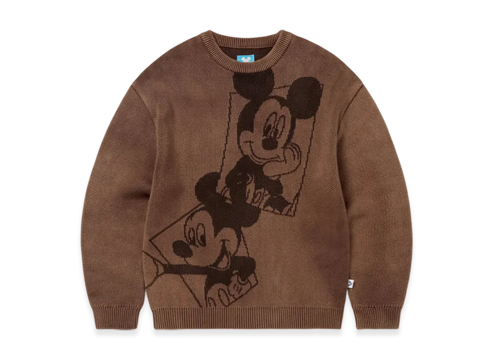 thisisneverthat x Disney Mickey Frame Knit "Brown"