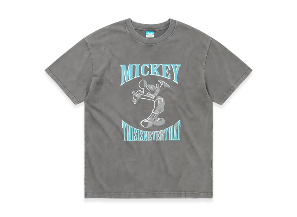 thisisneverthat x Disney Mickey Open Arms Tee "Charcoal"