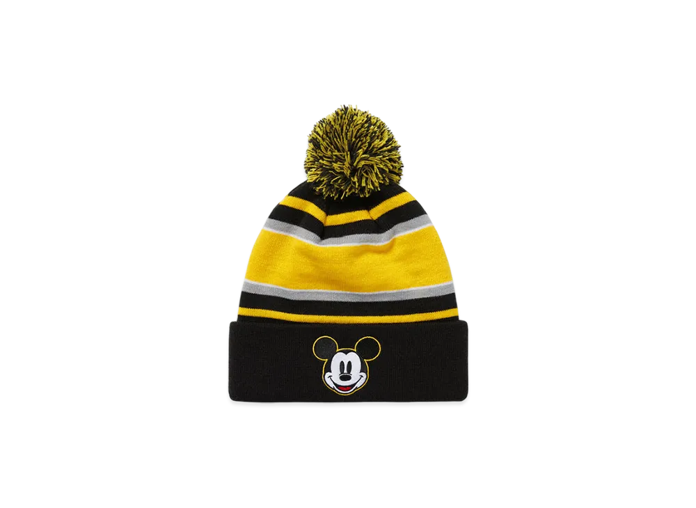thisisneverthat x Disney Mickey Pom Beanie "Black/Yellow"