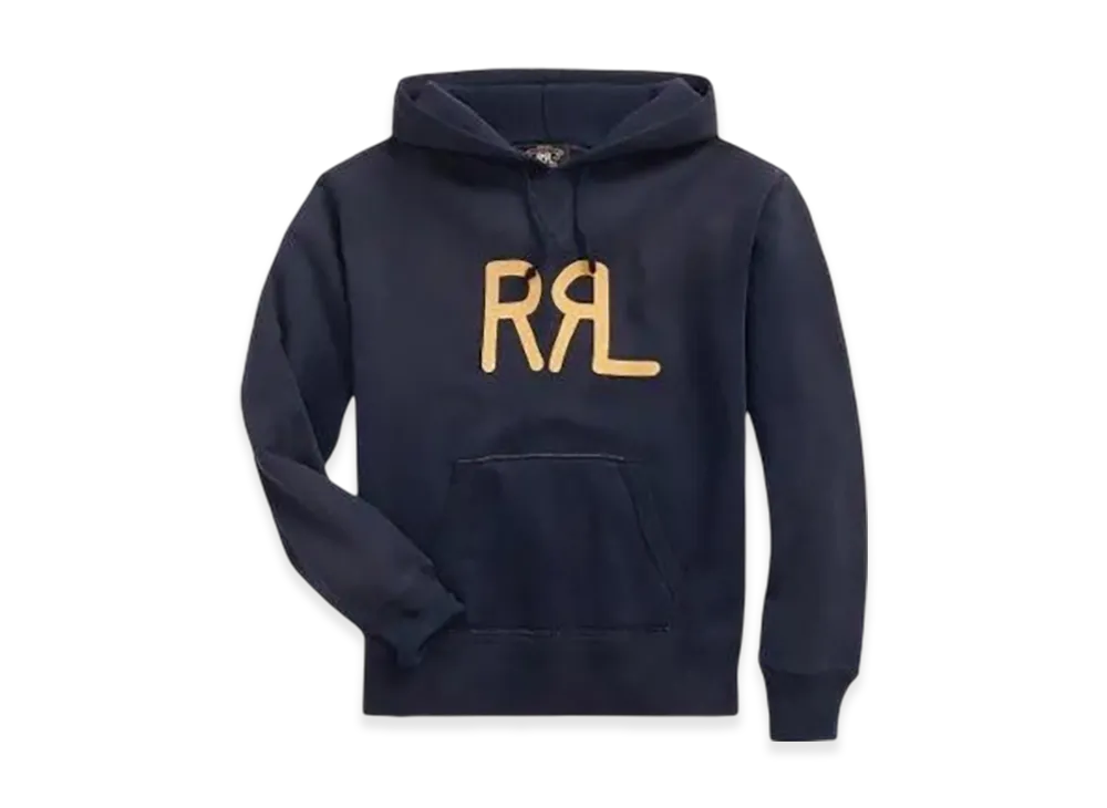 RRL Ralph Lauren Ranch Logo Hoodie "Navy"