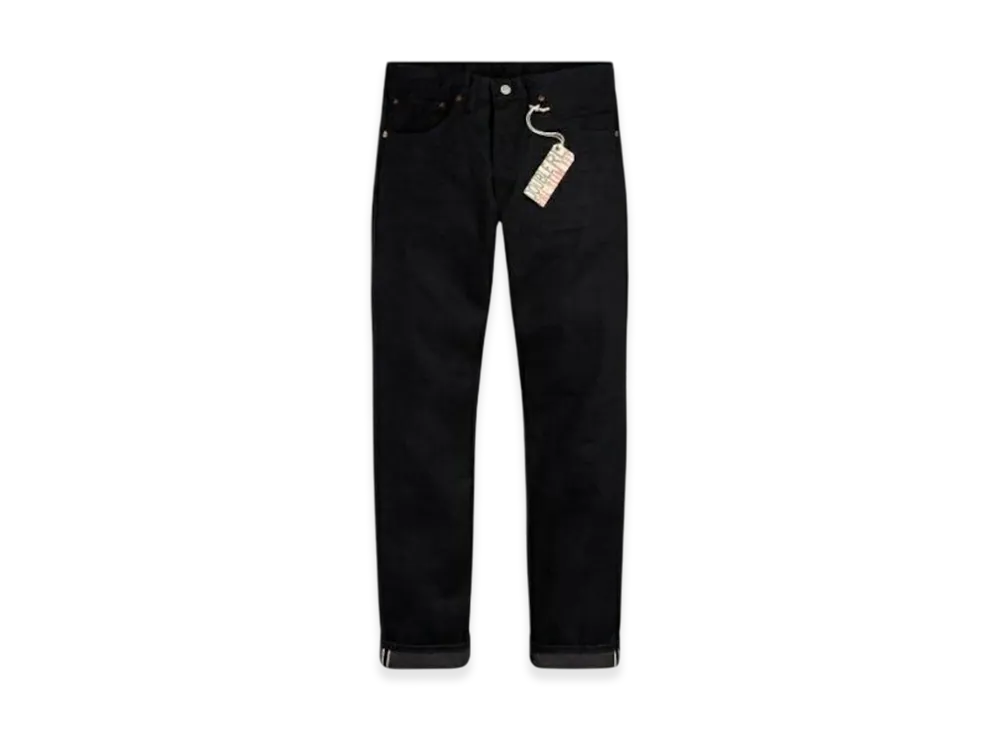 RRL Ralph Lauren Slim Fit Black Selvedge Jean "Black"